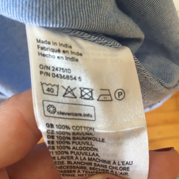 Blue button down shirt - Picture 4 of 4